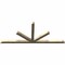 Ekena Millwork Saratoga Rough Sawn Timber Gable Bracket, Douglas Fir, 108"W x 45"H x 4"D x 4"F, 10/12 Pitch GBW108X45X0404SAR00RDF - alternate 4
